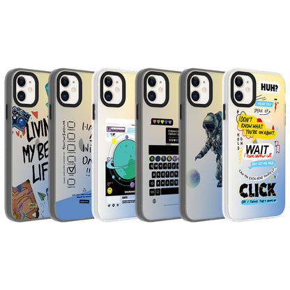 iPhone 12 Kılıf Desenli Zore Dragon Sert Kılıf