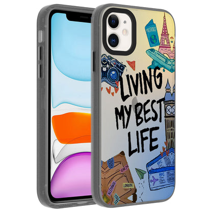 iPhone 12 Kılıf Desenli Zore Dragon Sert Kılıf