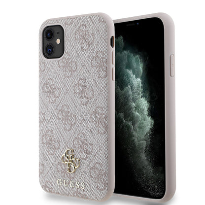 iPhone 12 Kılıf Guess Orijinal Lisanslı M-safe Şarj Özellikli Small 4G Classic Kılıf