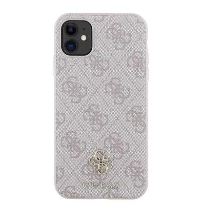 iPhone 12 Kılıf Guess Orijinal Lisanslı M-safe Şarj Özellikli Small 4G Classic Kılıf