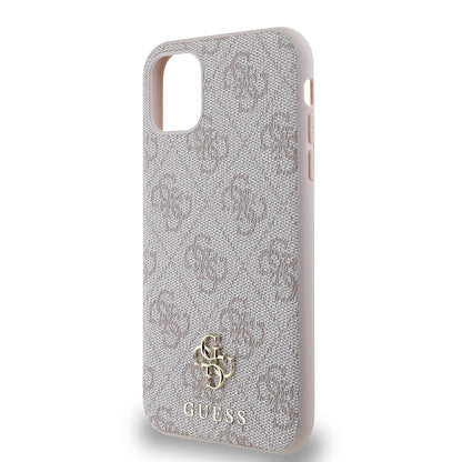 iPhone 12 Kılıf Guess Orijinal Lisanslı M-safe Şarj Özellikli Small 4G Classic Kılıf