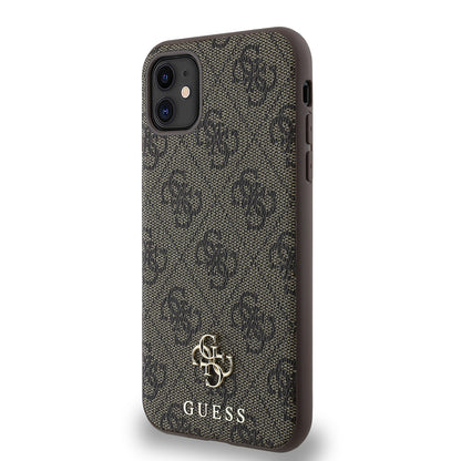 iPhone 12 Kılıf Guess Orijinal Lisanslı M-safe Şarj Özellikli Small 4G Classic Kılıf