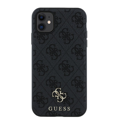 iPhone 12 Kılıf Guess Orijinal Lisanslı M-safe Şarj Özellikli Small 4G Classic Kılıf