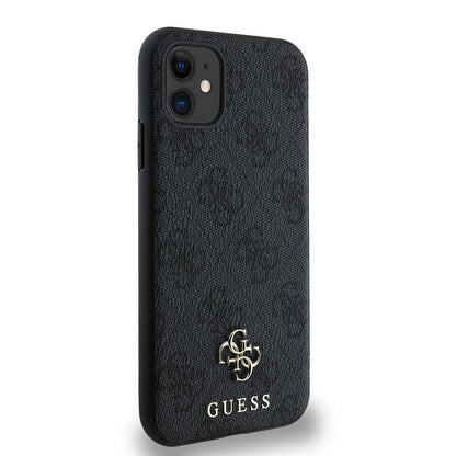 iPhone 12 Kılıf Guess Orijinal Lisanslı M-safe Şarj Özellikli Small 4G Classic Kılıf