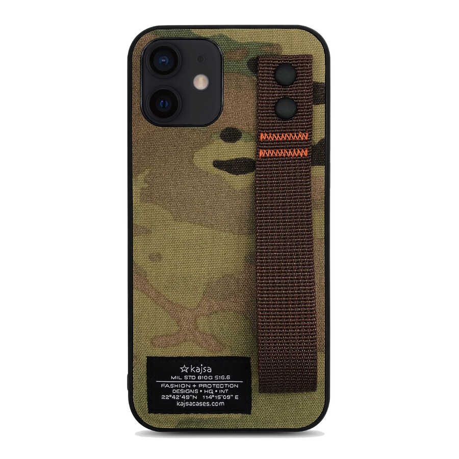 iPhone 12 Kılıf Kajsa Cordura Serisi Military Kılıf
