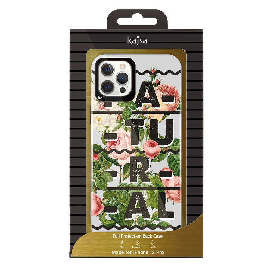 iPhone 12 Kılıf Kajsa Floral Kılıf