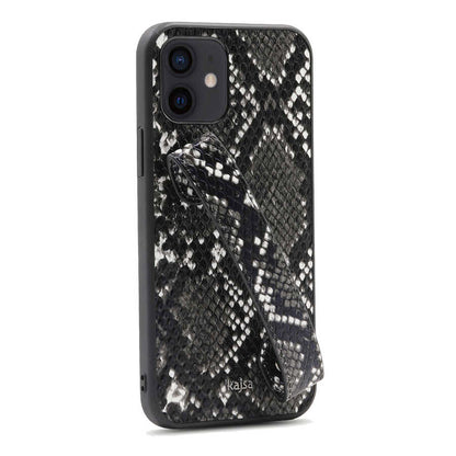 iPhone 12 Kılıf Kajsa Glamorous Serisi Snake Handstrap Kılıf