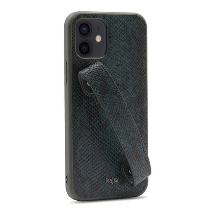 iPhone 12 Kılıf Kajsa Glamorous Serisi Snake Handstrap Kılıf