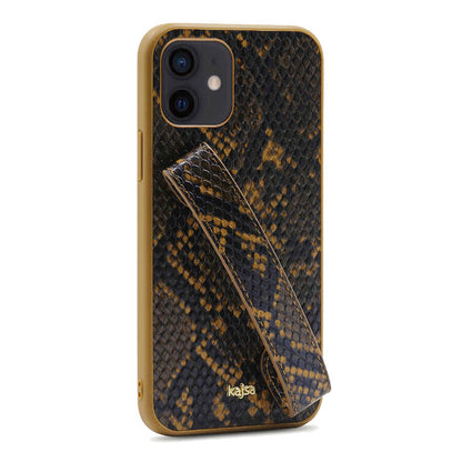 iPhone 12 Kılıf Kajsa Glamorous Serisi Snake Handstrap Kılıf