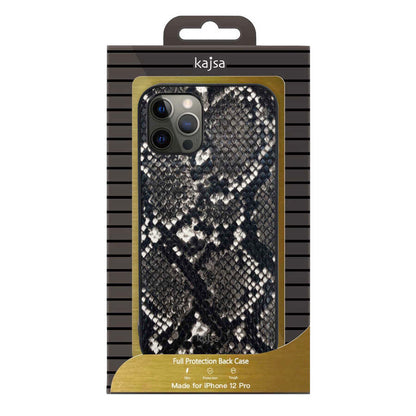 iPhone 12 Kılıf Kajsa Glamorous Serisi Snake Pattern Kılıf