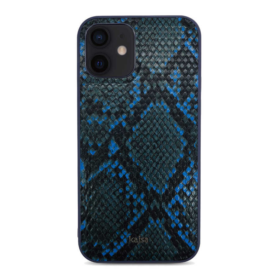 iPhone 12 Kılıf Kajsa Glamorous Serisi Snake Pattern Kılıf