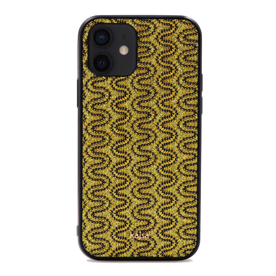 iPhone 12 Kılıf Kajsa Glamorous Serisi Waterfall Pattern Kılıf