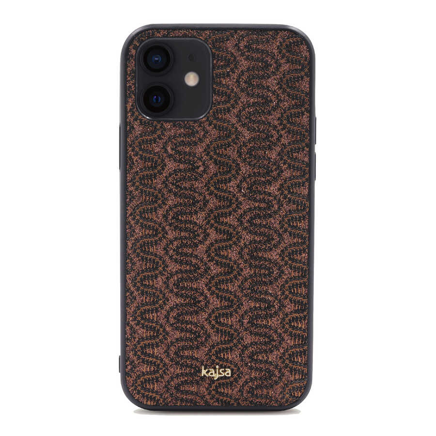 iPhone 12 Kılıf Kajsa Glamorous Serisi Waterfall Pattern Kılıf