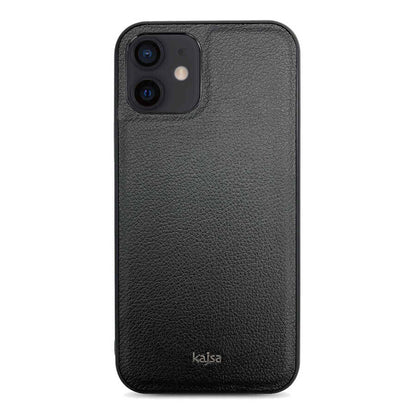 iPhone 12 Kılıf Kajsa Luxe Collection Hakiki Deri Kılıf