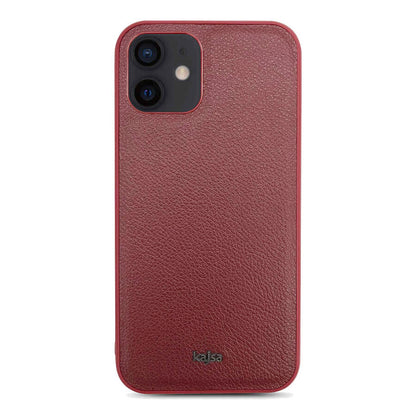 iPhone 12 Kılıf Kajsa Luxe Collection Hakiki Deri Kılıf