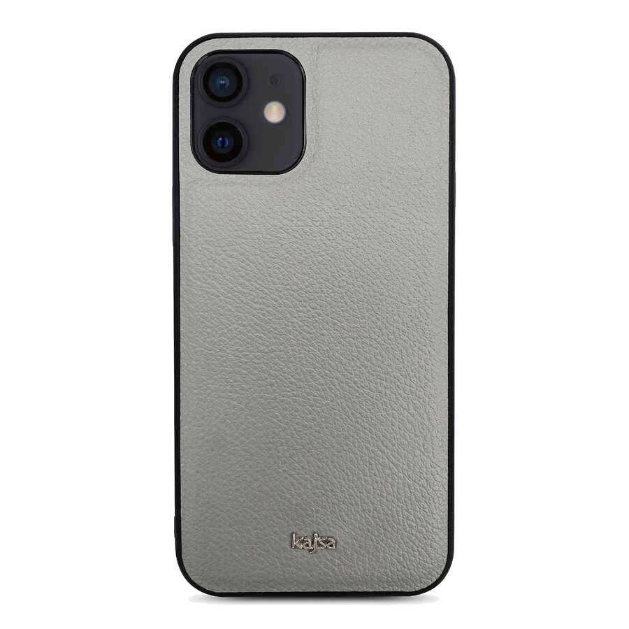 iPhone 12 Kılıf Kajsa Luxe Collection Hakiki Deri Kılıf