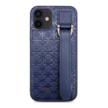 iPhone 12 Kılıf Kajsa Neo Clasic Serisi Mono K Strap Kılıf