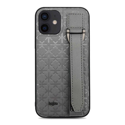 iPhone 12 Kılıf Kajsa Neo Clasic Serisi Mono K Strap Kılıf