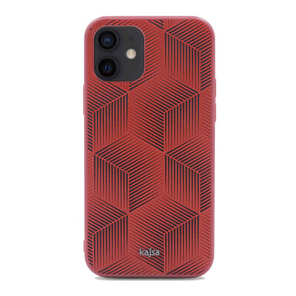 iPhone 12 Kılıf Kajsa Splendid Serisi 3D Cube Kılıf