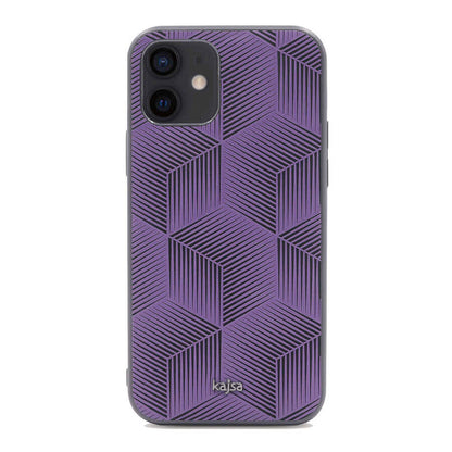 iPhone 12 Kılıf Kajsa Splendid Serisi 3D Cube Kılıf