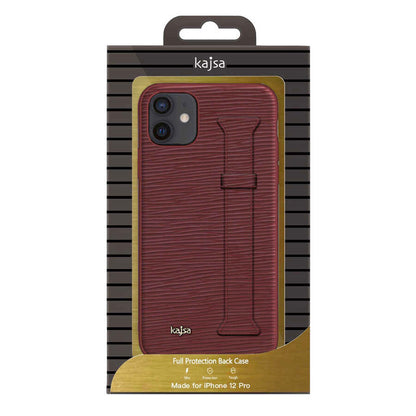 iPhone 12 Kılıf Kajsa Wave Pattern Handstrap Kılıf