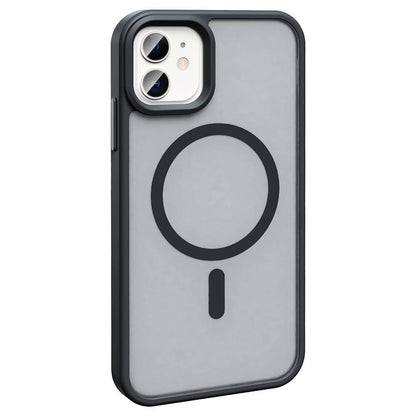 iPhone 12 Kılıf M-safe Şarj Özellikli Mat Arka Yüzey Zore Sio Kılıf