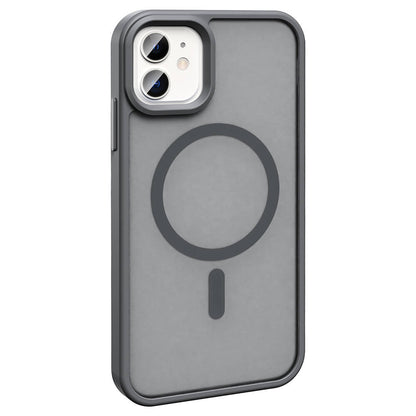 iPhone 12 Kılıf M-safe Şarj Özellikli Mat Arka Yüzey Zore Sio Kılıf