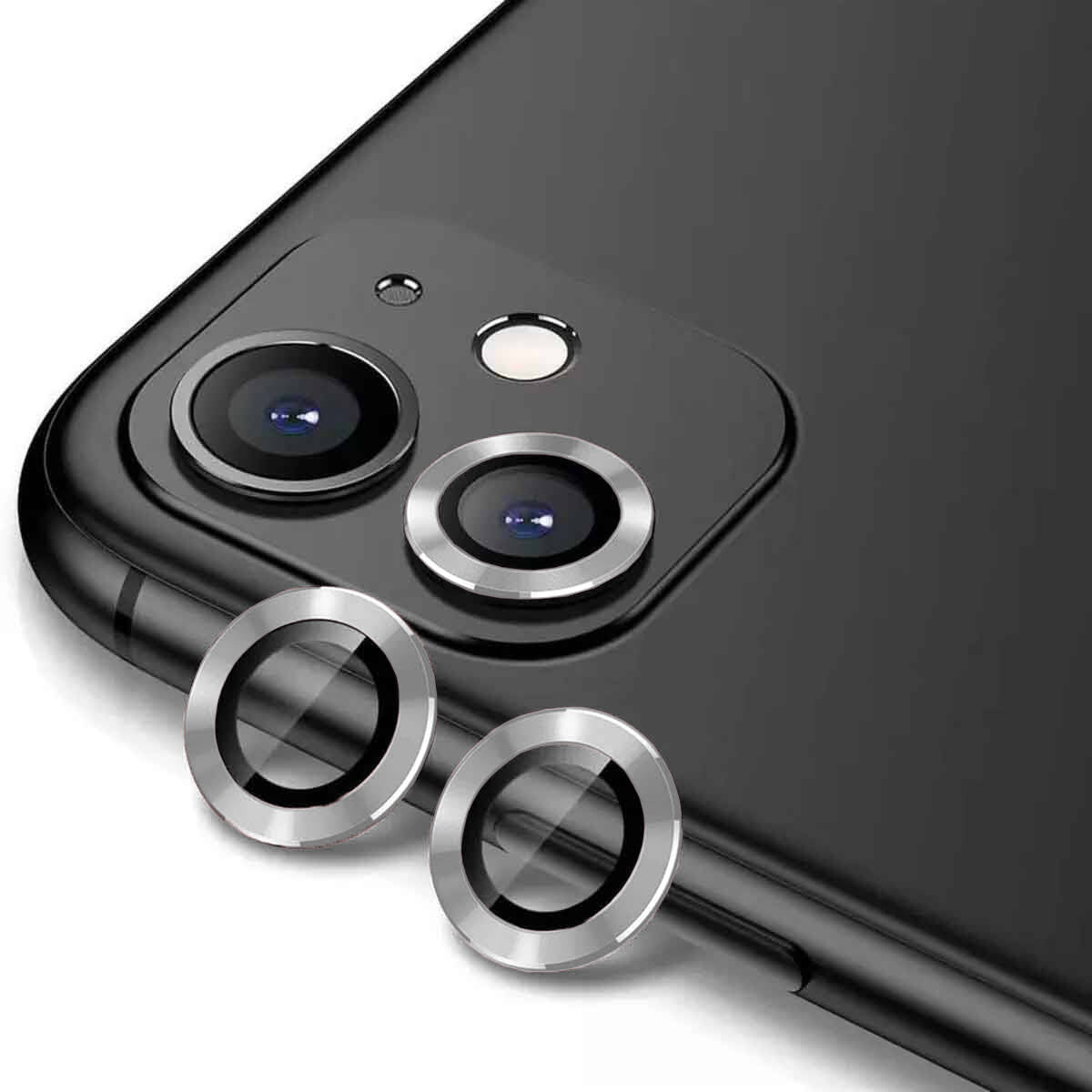 iPhone 12 Mini Zore CL-12 Premium Safir Parmak İzi Bırakmayan Anti-Reflective Kamera Lens Koruyucu