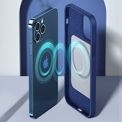 iPhone 12 Pro Kılıf Benks M-safe Magnetic Original MFI Certified Silikon Kılıf