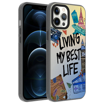 iPhone 12 Pro Kılıf Desenli Zore Dragon Sert Kılıf