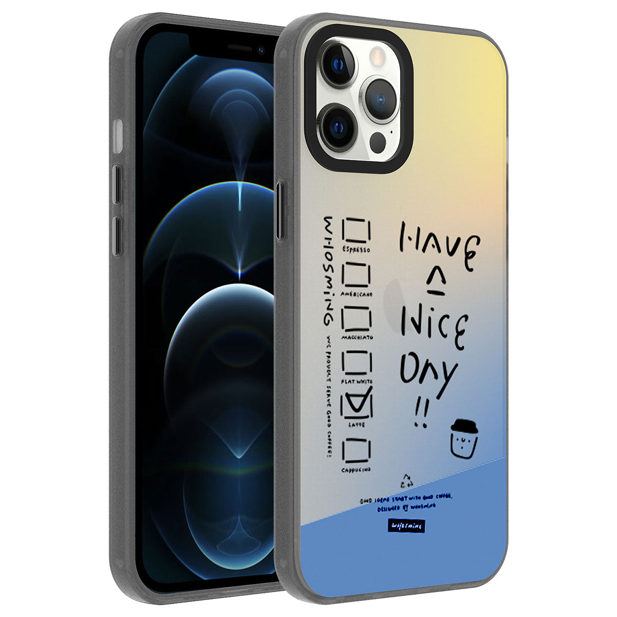 iPhone 12 Pro Kılıf Desenli Zore Dragon Sert Kılıf