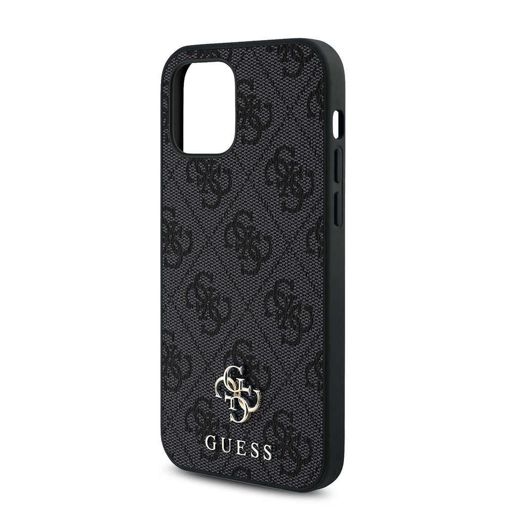 iPhone 12 Pro Kılıf Guess Orijinal Lisanslı M-safe Şarj Özellikli Small 4G Classic Kılıf