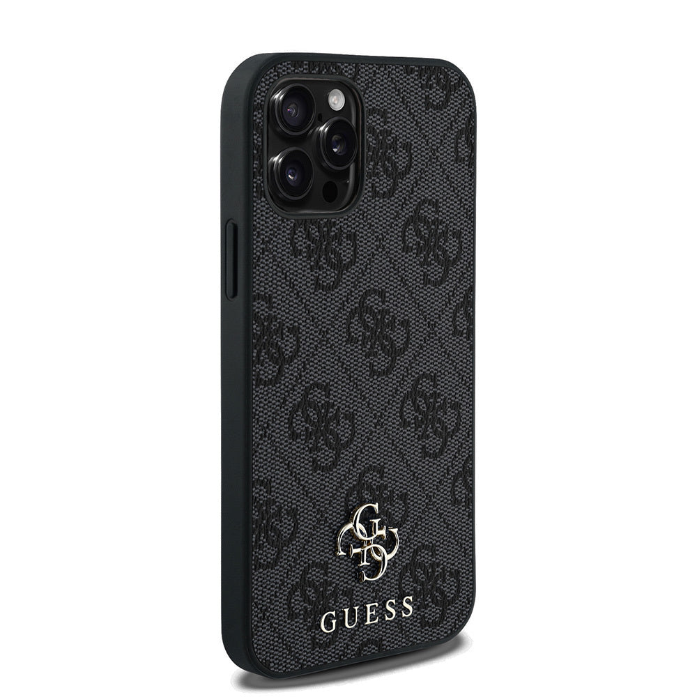 iPhone 12 Pro Kılıf Guess Orijinal Lisanslı M-safe Şarj Özellikli Small 4G Classic Kılıf