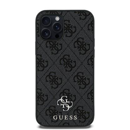 iPhone 12 Pro Kılıf Guess Orijinal Lisanslı M-safe Şarj Özellikli Small 4G Classic Kılıf