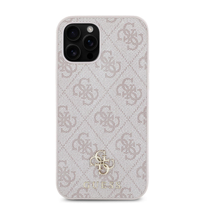 iPhone 12 Pro Kılıf Guess Orijinal Lisanslı M-safe Şarj Özellikli Small 4G Classic Kılıf