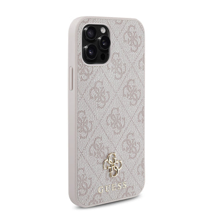 iPhone 12 Pro Kılıf Guess Orijinal Lisanslı M-safe Şarj Özellikli Small 4G Classic Kılıf