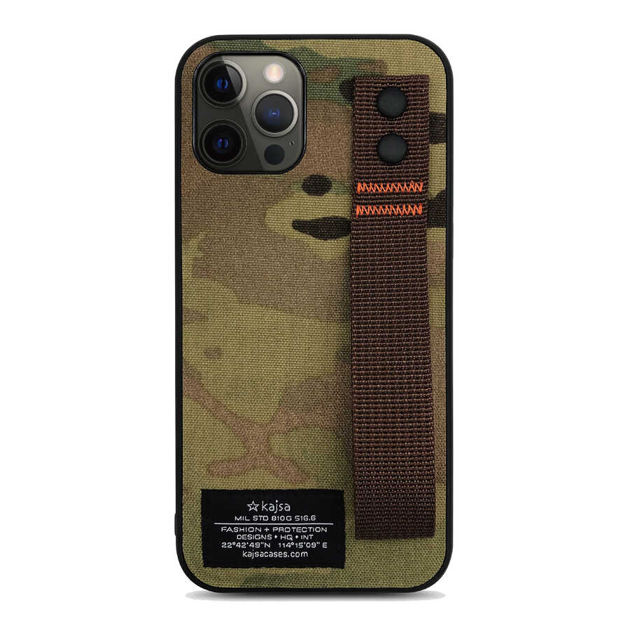 iPhone 12 Pro Kılıf Kajsa Cordura Serisi Military Kılıf