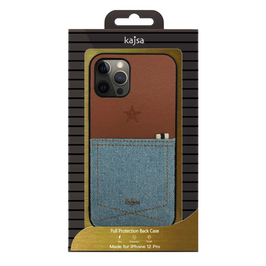 iPhone 12 Pro Kılıf Kajsa Denim Kılıf
