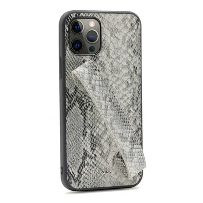 iPhone 12 Pro Kılıf Kajsa Glamorous Serisi Snake Handstrap Kılıf
