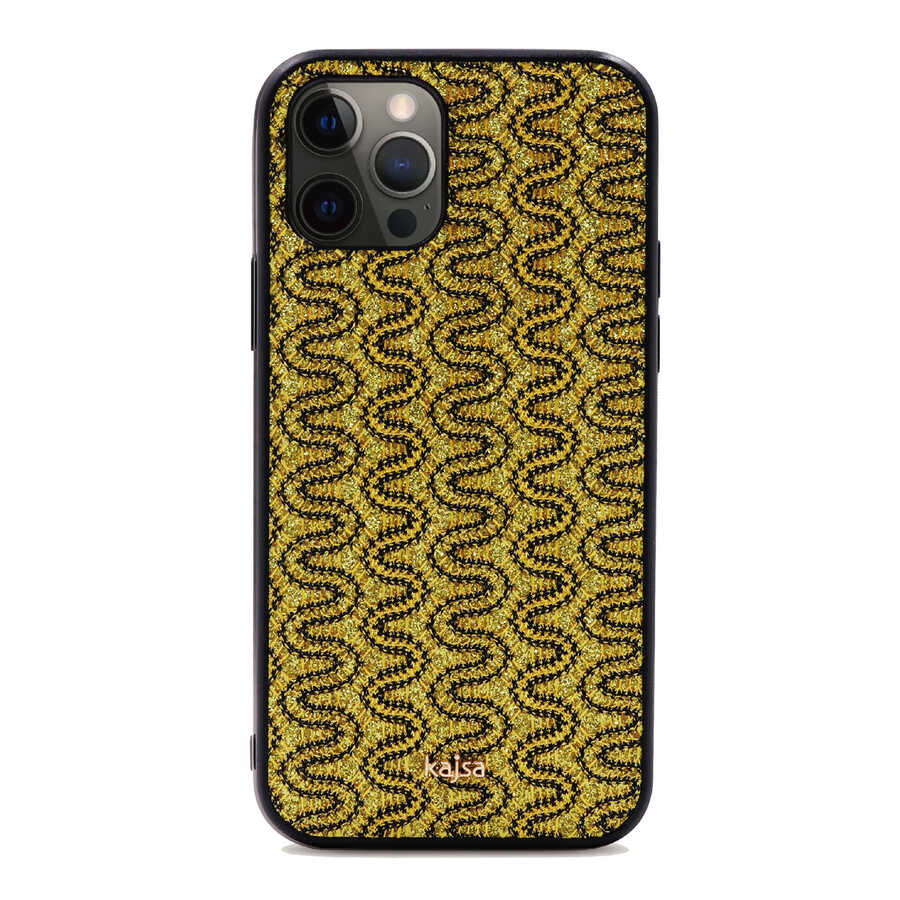 iPhone 12 Pro Kılıf Kajsa Glamorous Serisi Waterfall Pattern Kılıf