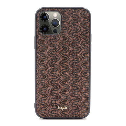 iPhone 12 Pro Kılıf Kajsa Glamorous Serisi Waterfall Pattern Kılıf