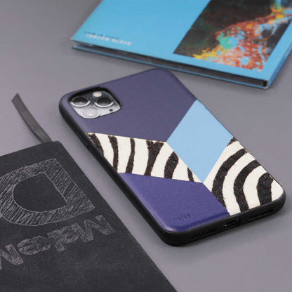 iPhone 12 Pro Kılıf Kajsa Glamorous Serisi Zebra Combo Kılıf