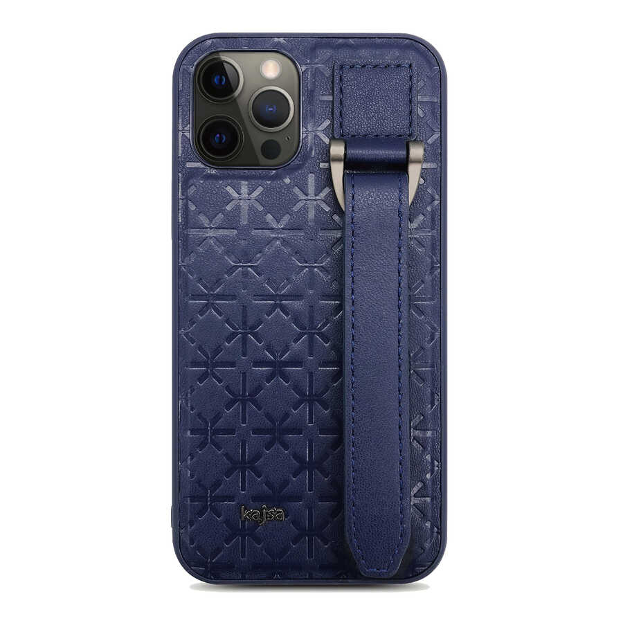 iPhone 12 Pro Kılıf Kajsa Neo Clasic Serisi Mono K Strap Kılıf