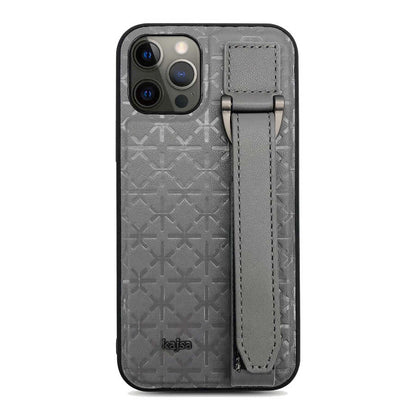 iPhone 12 Pro Kılıf Kajsa Neo Clasic Serisi Mono K Strap Kılıf