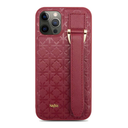 iPhone 12 Pro Kılıf Kajsa Neo Clasic Serisi Mono K Strap Kılıf