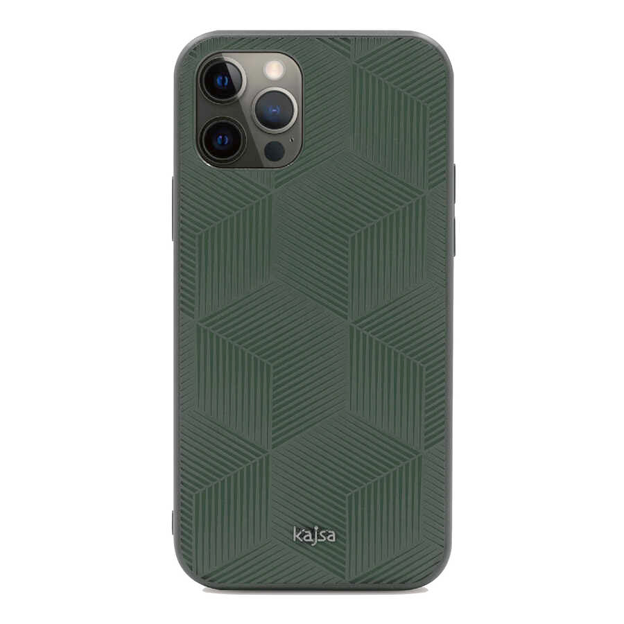iPhone 12 Pro Kılıf Kajsa Splendid Serisi 3D Cube Kılıf