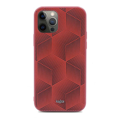 iPhone 12 Pro Kılıf Kajsa Splendid Serisi 3D Cube Kılıf