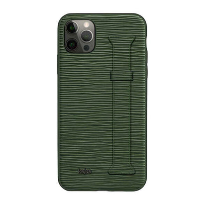 iPhone 12 Pro Kılıf Kajsa Wave Pattern Handstrap Kılıf