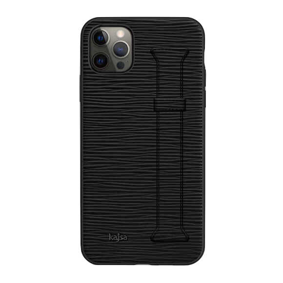 iPhone 12 Pro Kılıf Kajsa Wave Pattern Handstrap Kılıf