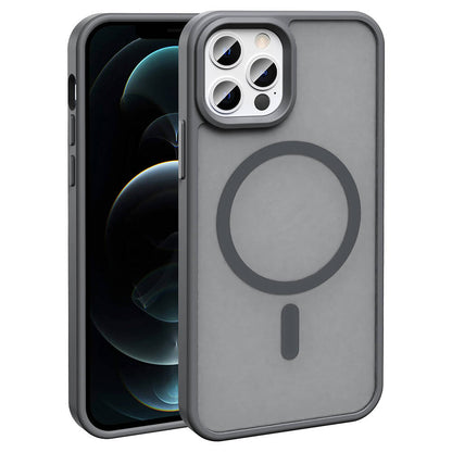 iPhone 12 Pro Kılıf M-safe Şarj Özellikli Mat Arka Yüzey Zore Sio Kılıf